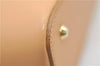 Authentic BURBERRY Vintage Leather Shoulder Hand Tote Bag Purse Beige 4592E