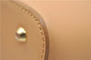 Authentic BURBERRY Vintage Leather Shoulder Hand Tote Bag Purse Beige 4592E
