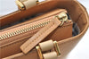 Authentic BURBERRY Vintage Leather Shoulder Hand Tote Bag Purse Beige 4592E