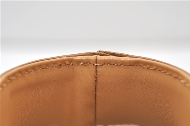 Authentic BURBERRY Vintage Leather Shoulder Hand Tote Bag Purse Beige 4592E