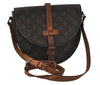 Authentic Louis Vuitton Monogram Chantilly GM Shoulder Cross Bag M51232 LV 4592I