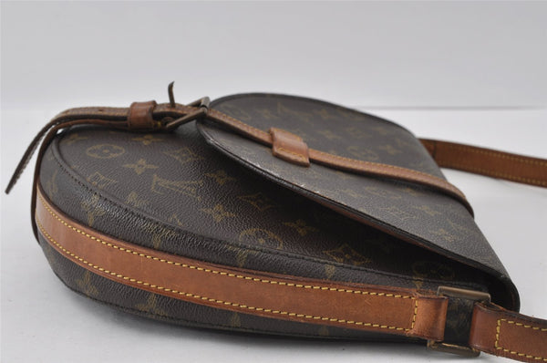 Authentic Louis Vuitton Monogram Chantilly GM Shoulder Cross Bag M51232 LV 4592I