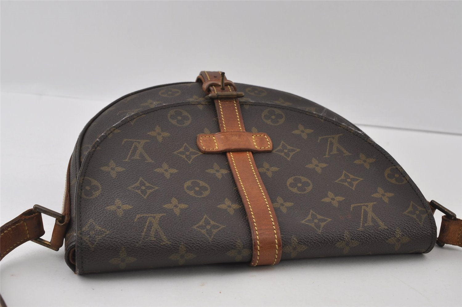 Authentic Louis Vuitton Monogram Chantilly GM Shoulder Cross Bag M51232 LV 4592I