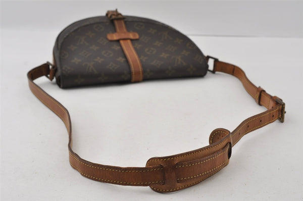 Authentic Louis Vuitton Monogram Chantilly GM Shoulder Cross Bag M51232 LV 4592I