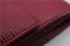 Authentic LOUIS VUITTON Epi Portefeuille Sarah Long Wallet Pink M60317 LV 4593C