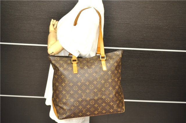 Authentic Louis Vuitton Monogram Cabas Mezzo Tote Bag M51151 LV 4593D