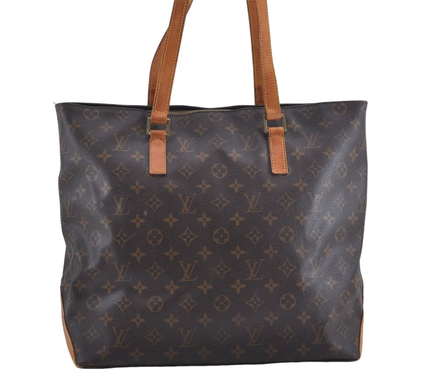 Authentic Louis Vuitton Monogram Cabas Mezzo Tote Bag M51151 LV 4594D