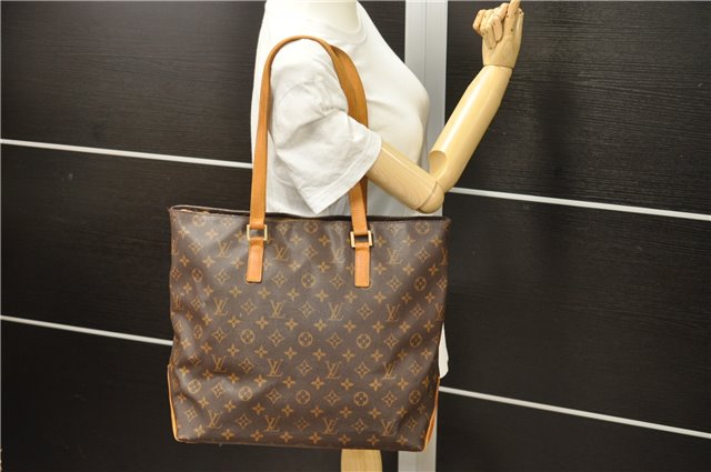 Authentic Louis Vuitton Monogram Cabas Mezzo Tote Bag M51151 LV 4594D