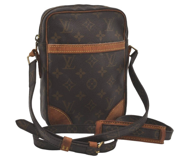 Authentic Louis Vuitton Monogram Danube Shoulder Cross Body Bag M45266 LV 4594I