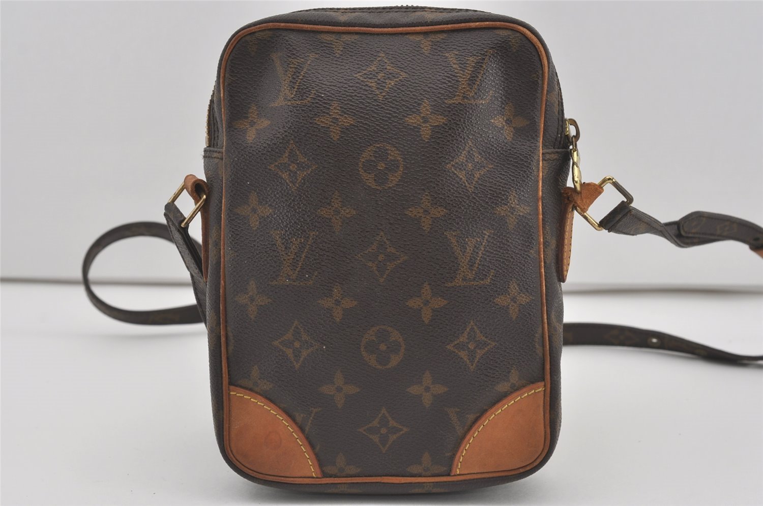 Authentic Louis Vuitton Monogram Danube Shoulder Cross Body Bag M45266 LV 4594I