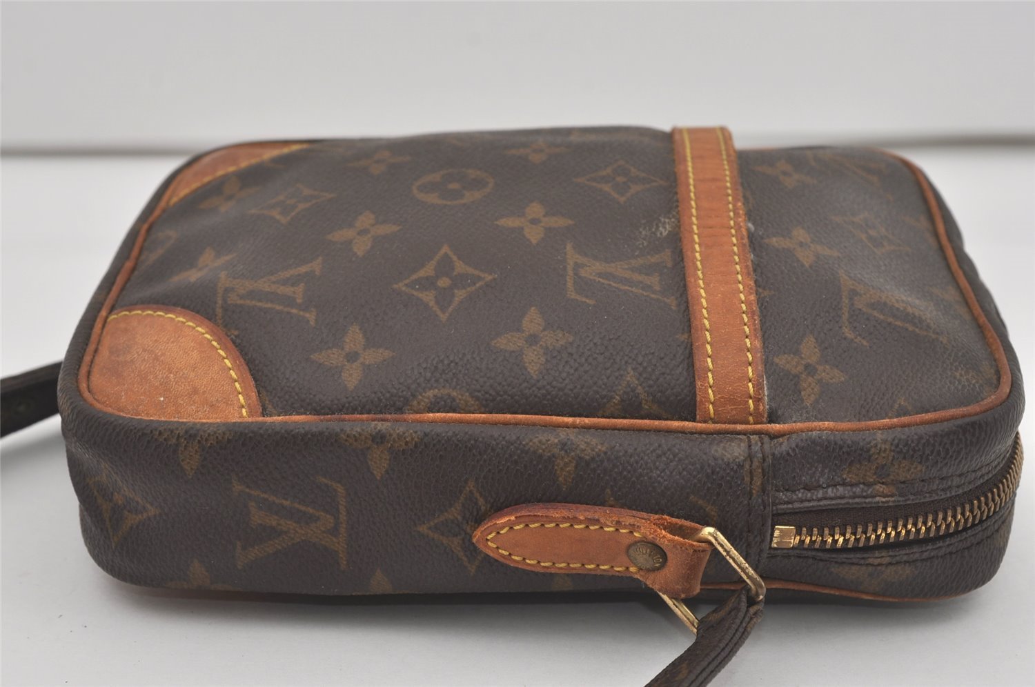 Authentic Louis Vuitton Monogram Danube Shoulder Cross Body Bag M45266 LV 4594I