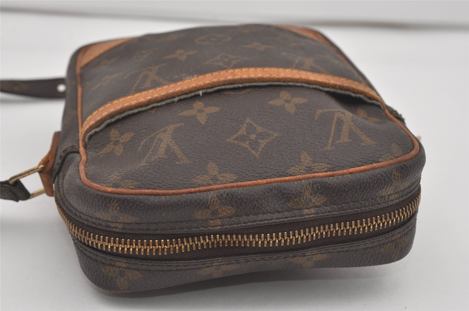 Authentic Louis Vuitton Monogram Danube Shoulder Cross Body Bag M45266 LV 4594I