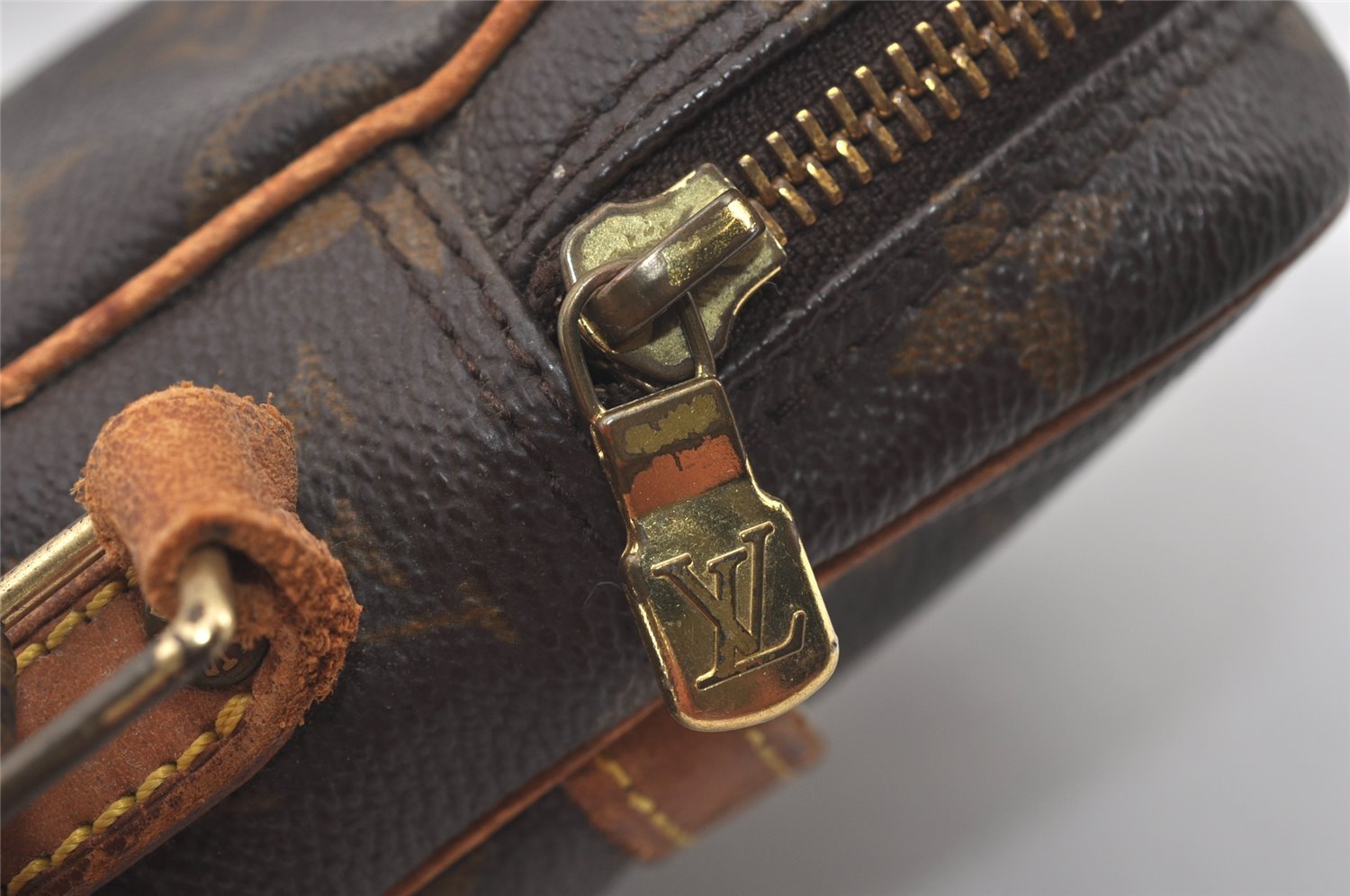 Authentic Louis Vuitton Monogram Danube Shoulder Cross Body Bag M45266 LV 4594I