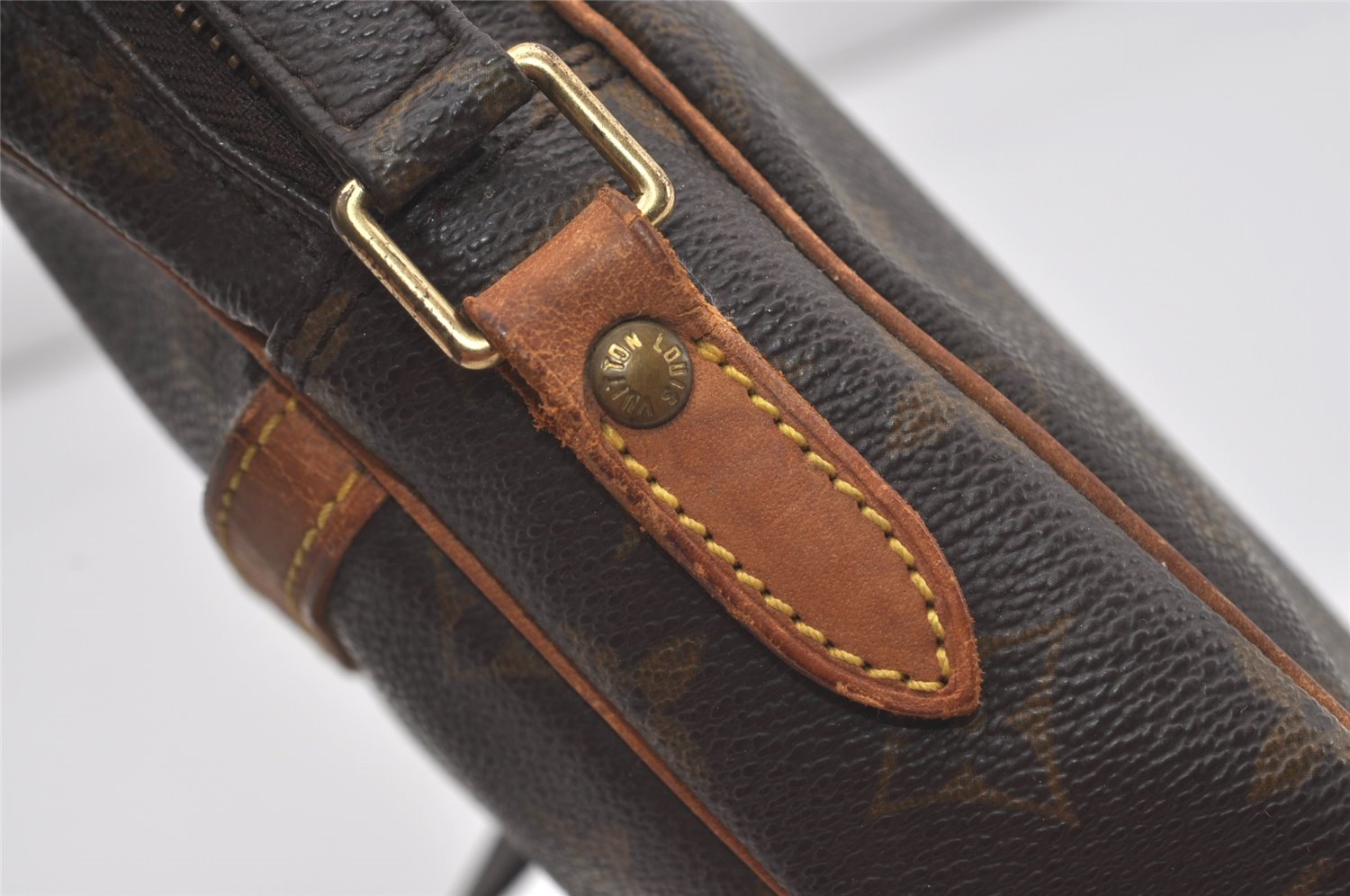 Authentic Louis Vuitton Monogram Danube Shoulder Cross Body Bag M45266 LV 4594I