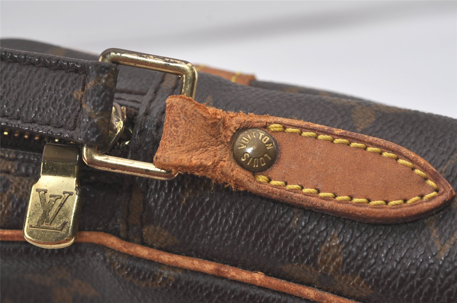 Authentic Louis Vuitton Monogram Danube Shoulder Cross Body Bag M45266 LV 4594I