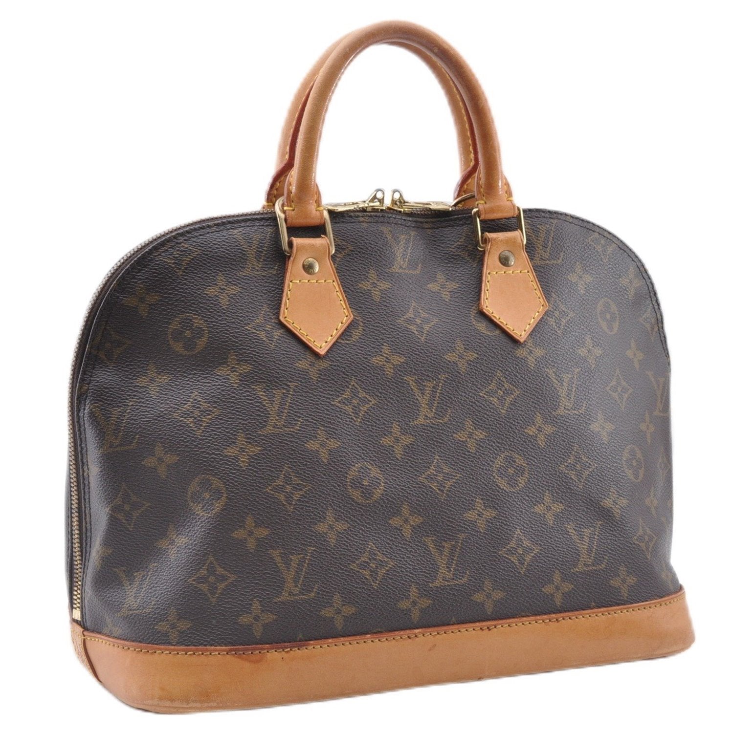 Authentic Louis Vuitton Monogram Alma Hand Bag Purse M51130 LV 4595F
