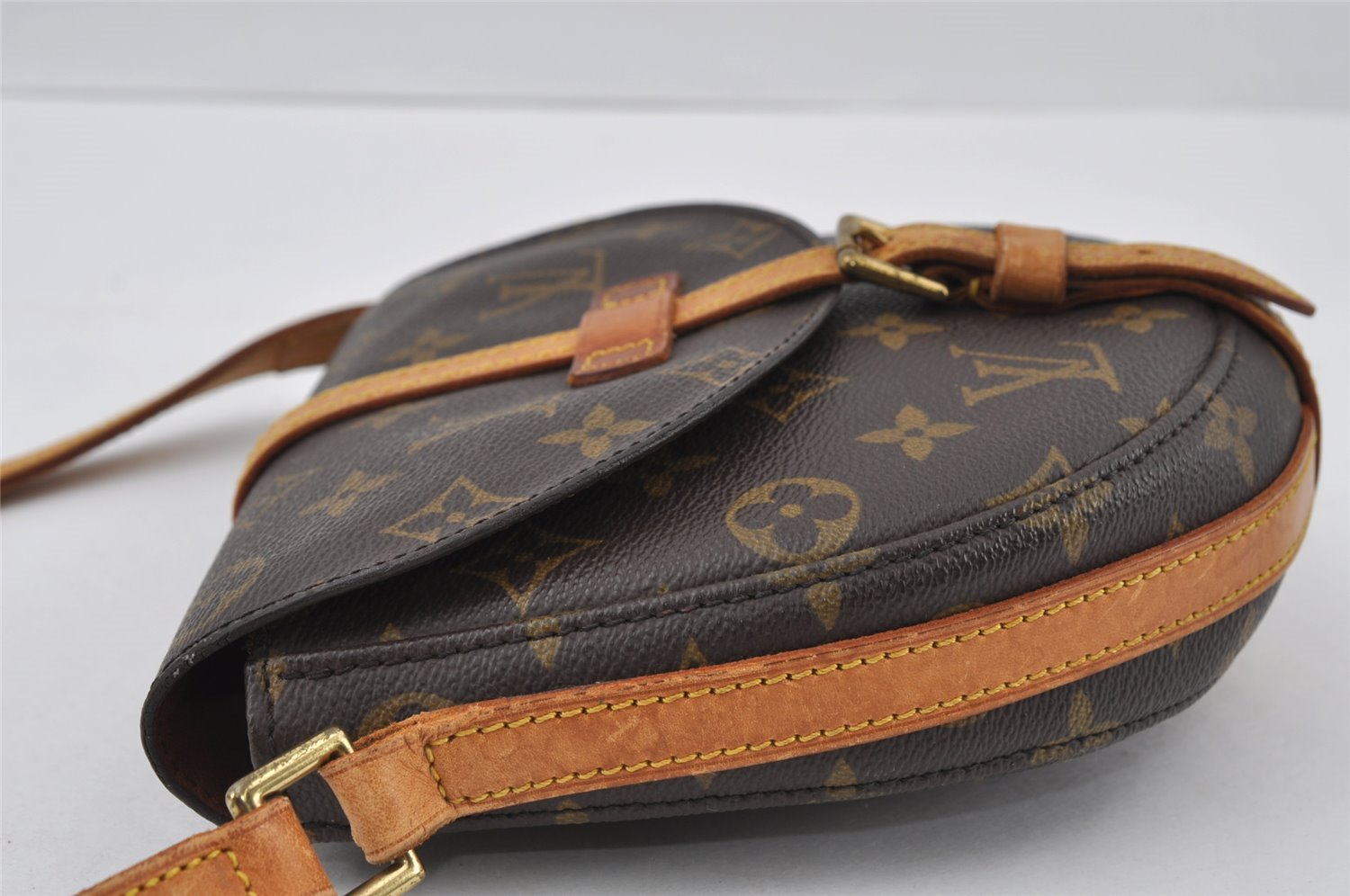Authentic Louis Vuitton Monogram Chantilly PM Shoulder Cross Bag M51234 LV 4595I
