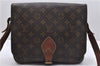 Auth Louis Vuitton Monogram Cartouchiere GM Shoulder Cross Bag M51252 LV 4596D