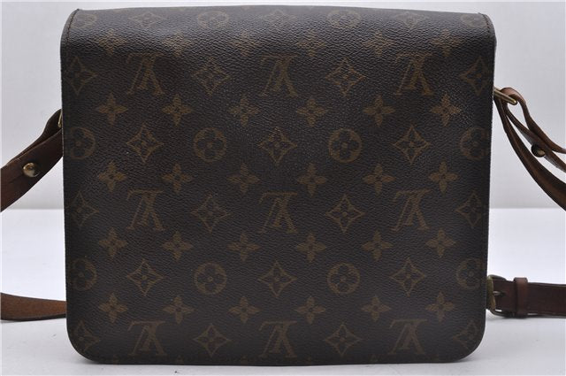 Auth Louis Vuitton Monogram Cartouchiere GM Shoulder Cross Bag M51252 LV 4596D