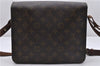 Auth Louis Vuitton Monogram Cartouchiere GM Shoulder Cross Bag M51252 LV 4596D