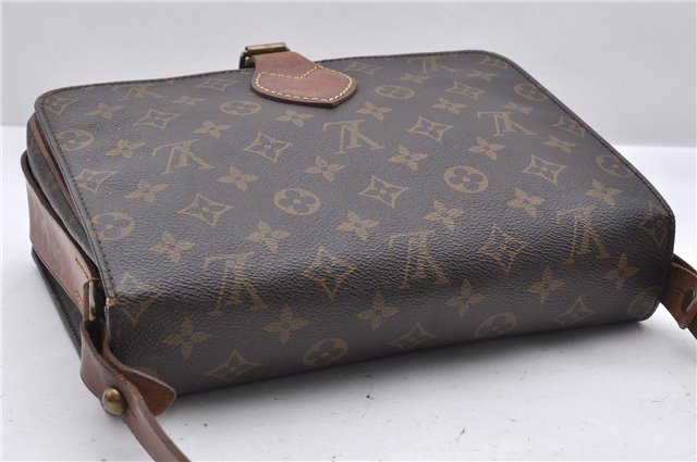 Auth Louis Vuitton Monogram Cartouchiere GM Shoulder Cross Bag M51252 LV 4596D
