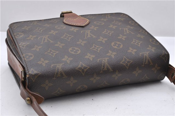 Auth Louis Vuitton Monogram Cartouchiere GM Shoulder Cross Bag M51252 LV 4596D