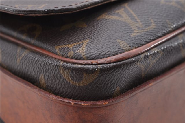 Auth Louis Vuitton Monogram Cartouchiere GM Shoulder Cross Bag M51252 LV 4596D