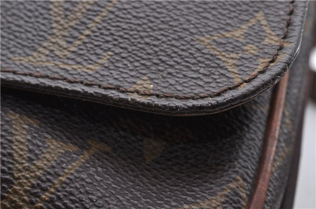 Auth Louis Vuitton Monogram Cartouchiere GM Shoulder Cross Bag M51252 LV 4596D