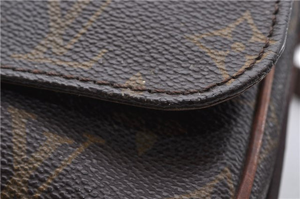 Auth Louis Vuitton Monogram Cartouchiere GM Shoulder Cross Bag M51252 LV 4596D