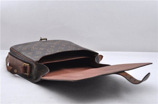 Auth Louis Vuitton Monogram Cartouchiere GM Shoulder Cross Bag M51252 LV 4596D