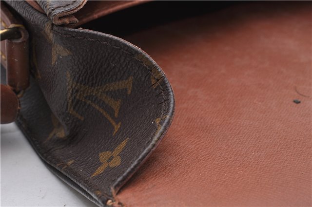 Auth Louis Vuitton Monogram Cartouchiere GM Shoulder Cross Bag M51252 LV 4596D