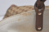 Authentic GUCCI Craft Shoulder Tote Bag GG Canvas Leather 247209 Brown 4596I