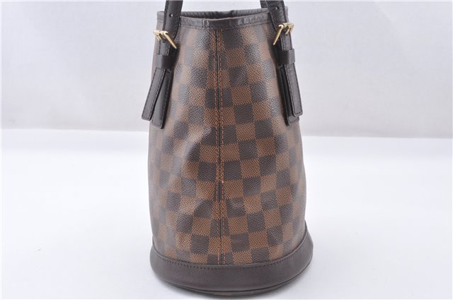 Authentic Louis Vuitton Damier Marais Bucket Shoulder Tote Bag N42240 LV 4597F