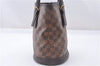 Authentic Louis Vuitton Damier Marais Bucket Shoulder Tote Bag N42240 LV 4597F