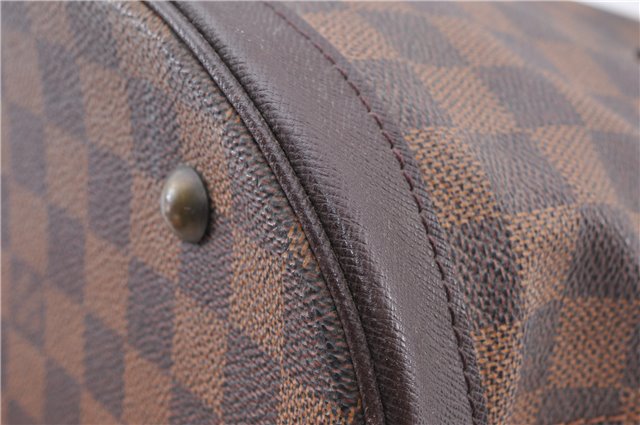 Authentic Louis Vuitton Damier Marais Bucket Shoulder Tote Bag N42240 LV 4597F