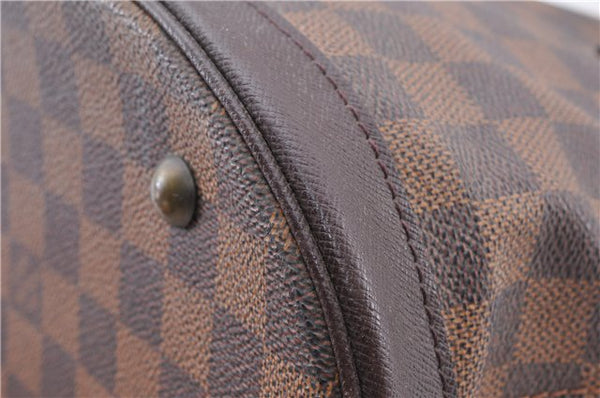 Authentic Louis Vuitton Damier Marais Bucket Shoulder Tote Bag N42240 LV 4597F