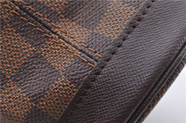 Authentic Louis Vuitton Damier Marais Bucket Shoulder Tote Bag N42240 LV 4597F