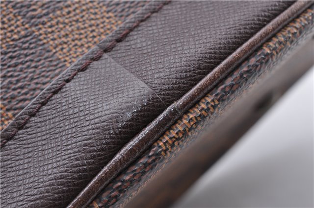 Authentic Louis Vuitton Damier Marais Bucket Shoulder Tote Bag N42240 LV 4597F