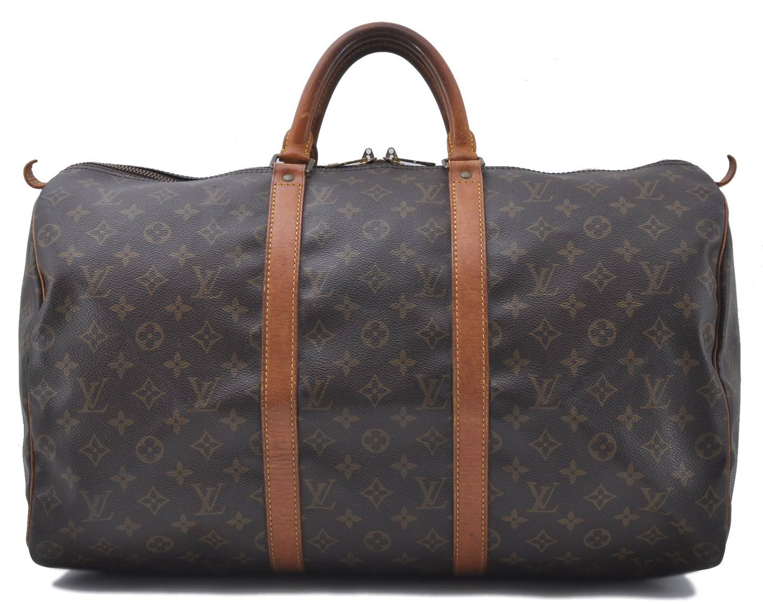 Authentic Louis Vuitton Monogram Keepall 50 Travel Boston Bag M41426 LV 4598D
