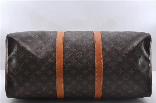 Authentic Louis Vuitton Monogram Keepall 50 Travel Boston Bag M41426 LV 4599D