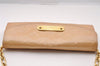 Authentic Louis Vuitton Vernis Sunset Blue Bird Shoulder Bag M93571 Beige 4599I