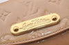 Authentic Louis Vuitton Vernis Sunset Blue Bird Shoulder Bag M93571 Beige 4599I