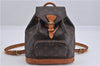Authentic Louis Vuitton Monogram Montsouris PM Backpack M51137 LV 4600F