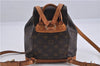Authentic Louis Vuitton Monogram Montsouris PM Backpack M51137 LV 4600F