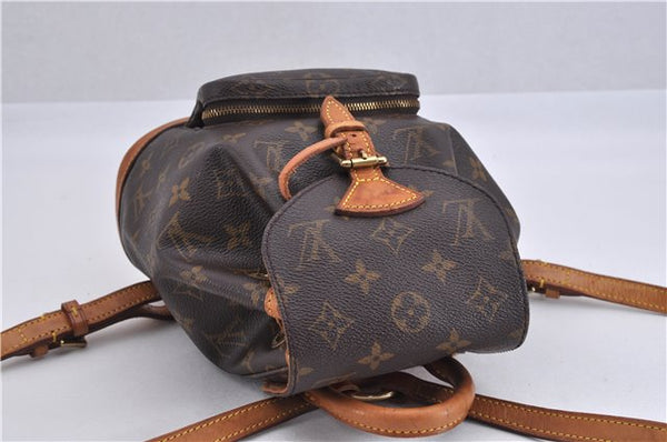 Authentic Louis Vuitton Monogram Montsouris PM Backpack M51137 LV 4600F
