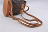 Authentic Louis Vuitton Monogram Montsouris PM Backpack M51137 LV 4600F