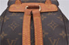 Authentic Louis Vuitton Monogram Montsouris PM Backpack M51137 LV 4600F