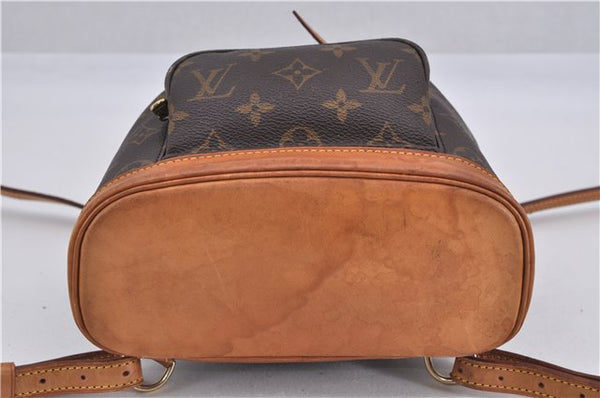 Authentic Louis Vuitton Monogram Montsouris PM Backpack M51137 LV 4600F