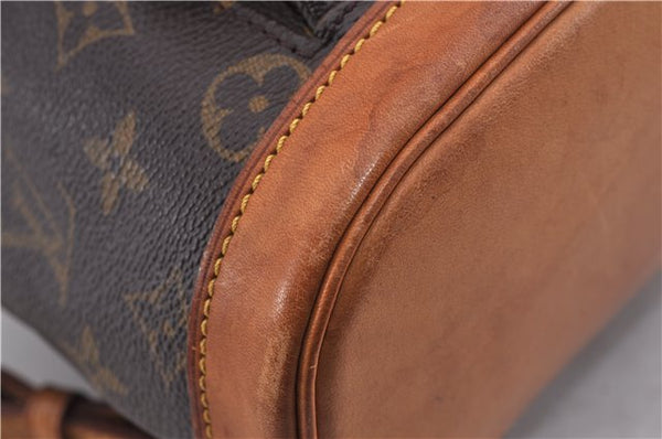 Authentic Louis Vuitton Monogram Montsouris PM Backpack M51137 LV 4600F