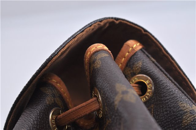 Authentic Louis Vuitton Monogram Montsouris PM Backpack M51137 LV 4600F